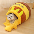 Load image into Gallery viewer, Comfy Honey Pot Pet Bed
