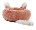 Load image into Gallery viewer, Soft Plush Pet Bed with Ears and Tail
